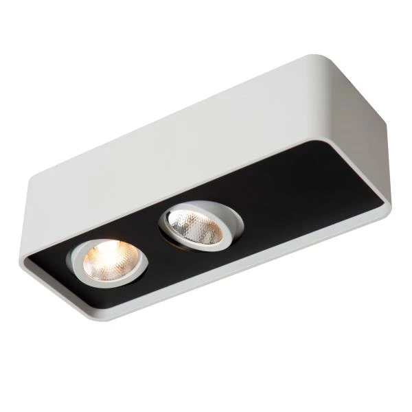 Lucide Premium ANGULAR - Ceiling spotlight - LED Dim. - 2x5W 2700K - White - detail 1